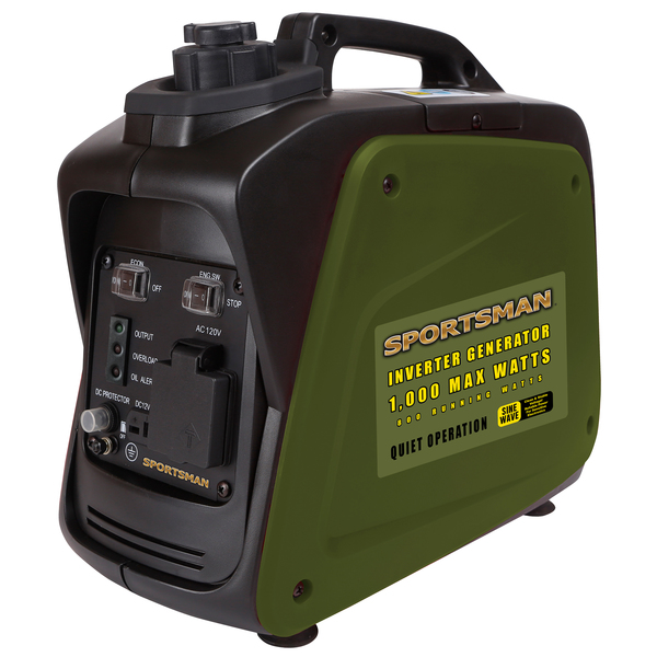 Sportsman Portable and Inverter Generator, 1,800 W Rated, 1,000 W Surge, 4 A A GEN1000I